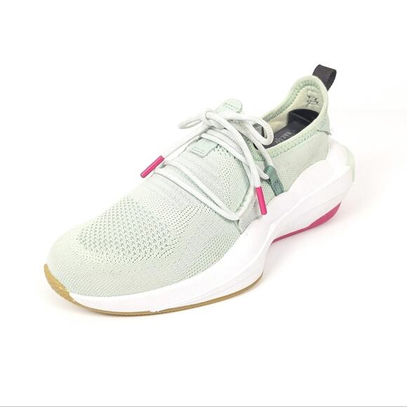 Sorel Shoes - Sorel Mint Green & Pink Explorer Defy Low Sneaker Size 5.5